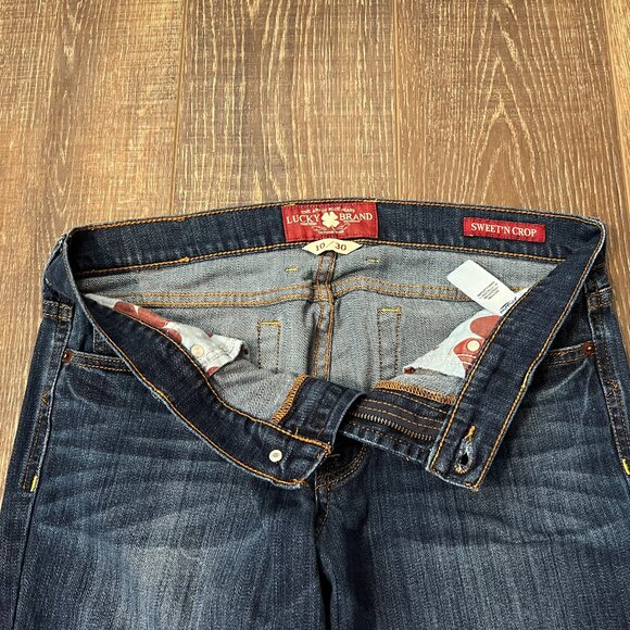 Lucky Brand Sweet’ N Crop Jeans - Size 10 - Picture 14 of 16